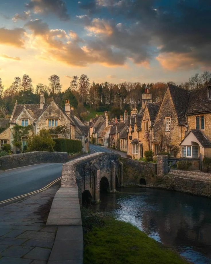 Castle Combe in the Cotswolds