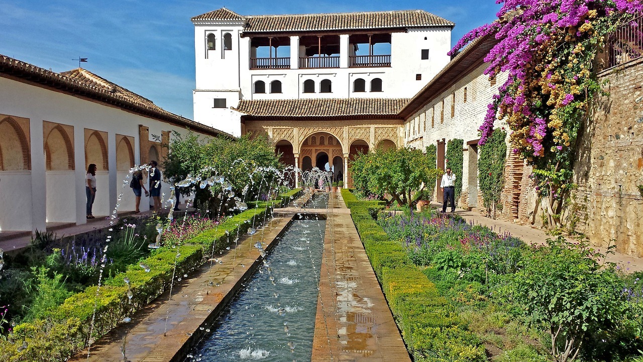 Generalife Gardens in the Alhambra